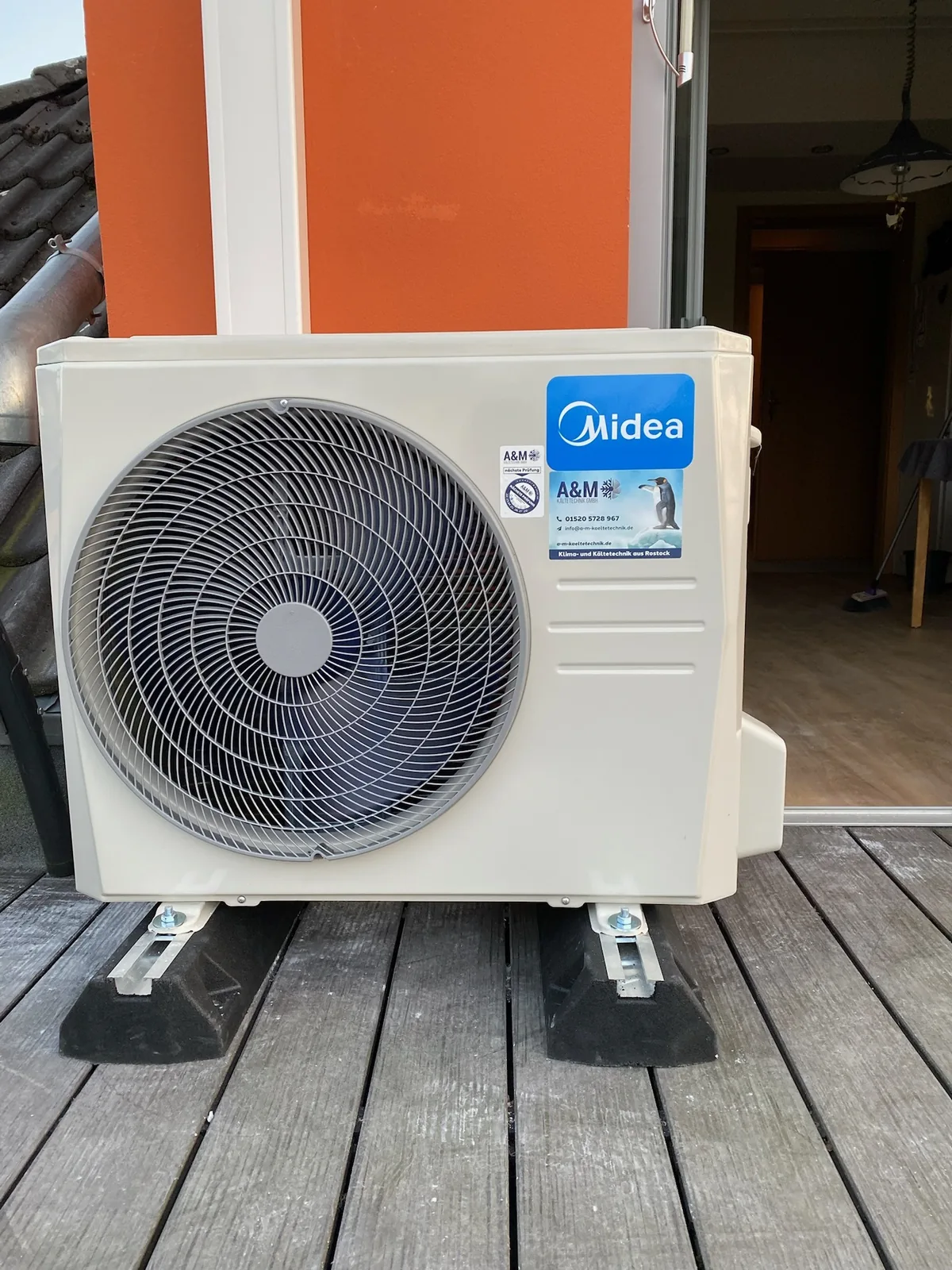 Outdoor unit at a private home
