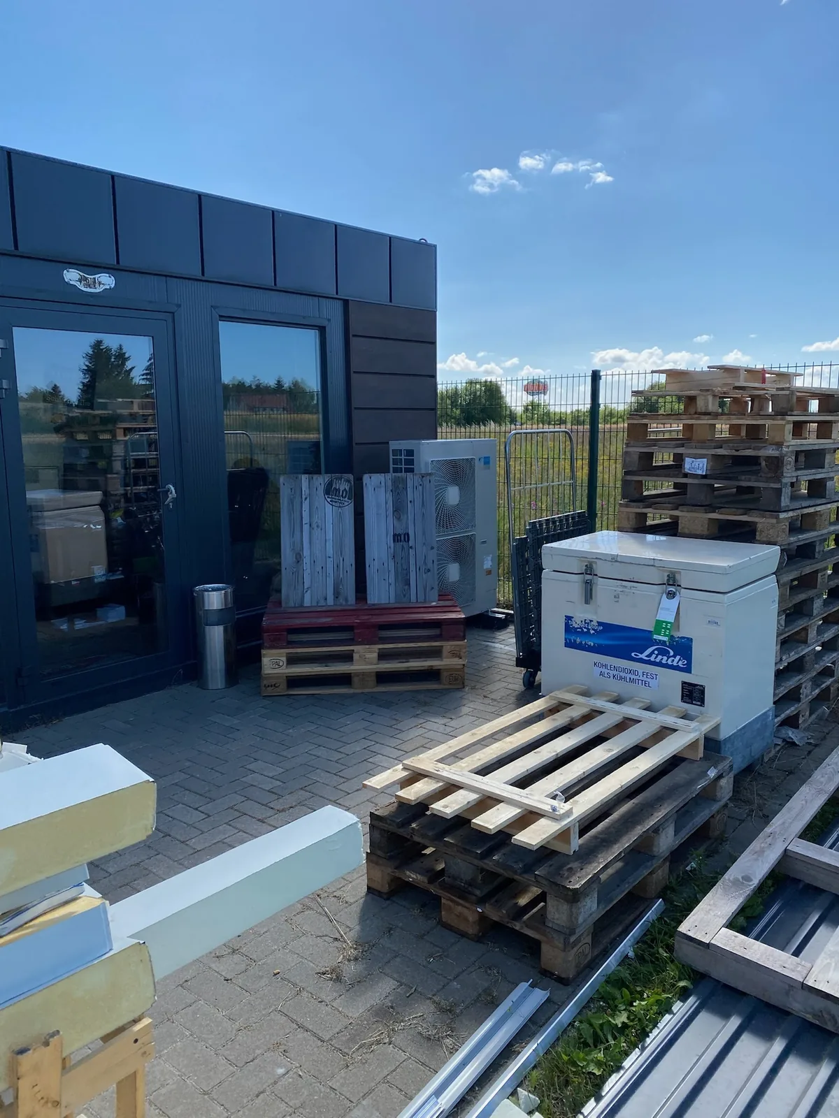 Cold room panels ready for install